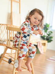 Футболка с длинным рукавом Mjölk Шахматы