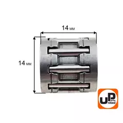 Подшипник игольчатый UNITED PARTS 14х10х14 для GG950/DPG1101i пальца поршня (90-1163)