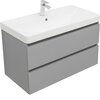 Aquanet 337962 Тумба Вега 2.0 90 2 ящ. цв.мисти грин (337962)