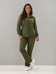 Костюм с брюками КБ-384/хаки-п