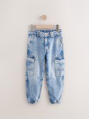 Джинсы карго для мальчика Next AC5-532, Голубой