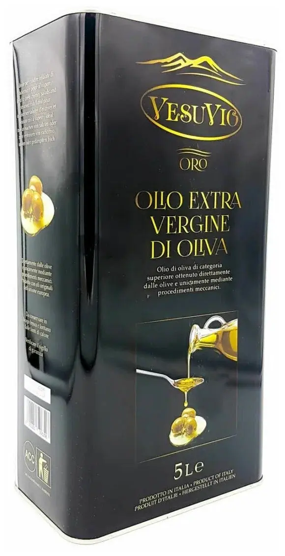 Масло оливковое ж/б Vesuvio Olio Extra Vergine Di Oliva 5 л (Италия)