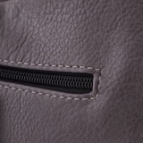 Сумка Саломея 656 мульти итальянский серо-черный