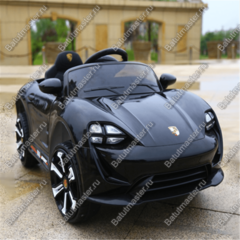 Детский электромобиль "Ferrari" черный, расширенная комплектация
