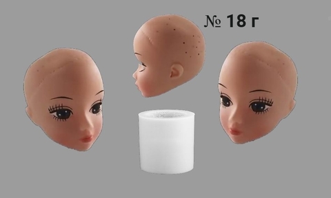 Силиконовый молд Голова № 18 -Г