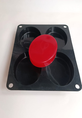 Силиконовая форма Овалы с закруглением 4шт