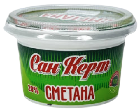 Сметана 20% 180гр 