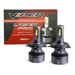 Комплект LED ламп головного света H4 VIPER LASER PRO