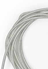 Канитель жесткая, 1 мм, 5 гр +/- 0,1 гр., серебро