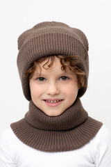 комплект  для мальчика  КВ 22016/ш/капучино