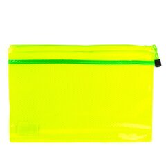 
          Папка 2 отделения, А4 235х345, Alingar, пластик, молния сверху, ассорти