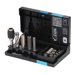 Набор для восстановления резьбы М 8,0х1,25 15пр V-Coil Rapid Volkel 04312