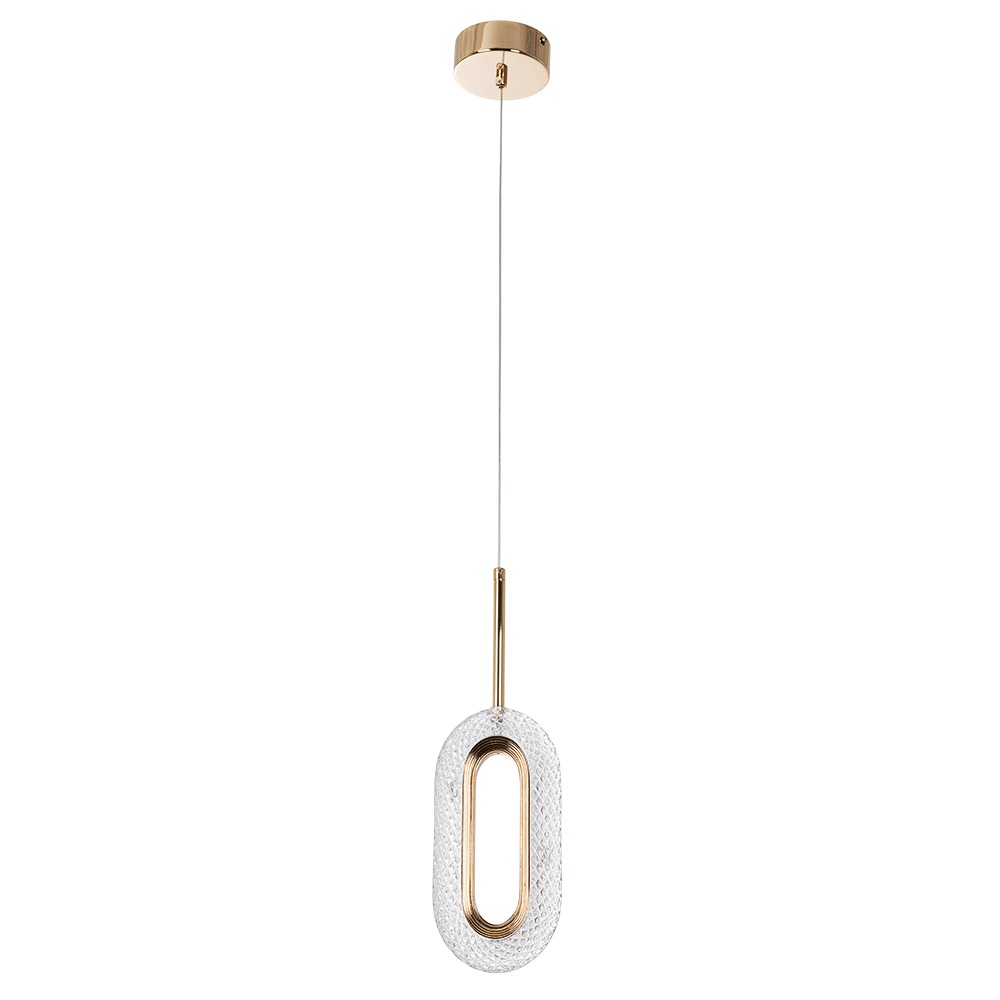 Подвесной светодиодный светильник Arte Lamp OVALE A2489SP-1GO