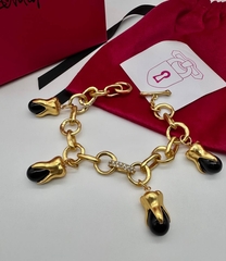 Браслет-цепь SCHIAPARELLI TOOTH с подвесками зубы