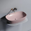 Ceramica Nova Element CN6049MP Умывальник чаша накладная овальная, 60x38, цвет: розовый матовый