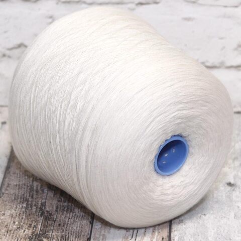 Кашемир (35%) с шелком (30%) и мериносом 2/56 белый натуральный