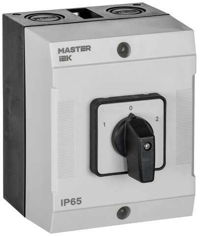 Перекл. кулачк. в боксе станд. рук. 10А сх. 53 MASTER IEK