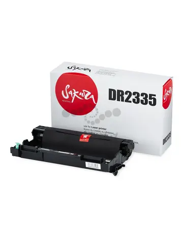 Фотобарабан Sakura DR2335 для Brother, черный, 12000 к.