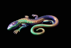 Силиконовый молд № 5003 Ящерица большая