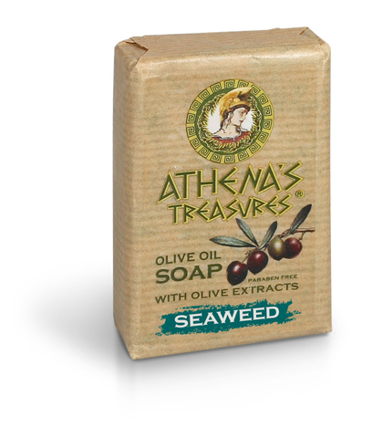 Мыло с оливковым маслом Морские водоросли ATHENAS TREASURES 100гр