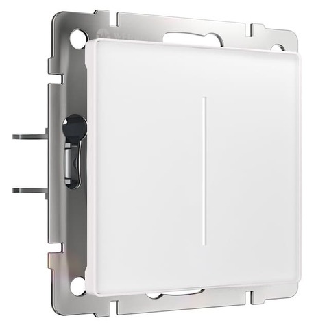 Умный светорегулятор/диммер сенсорный Soft-touch/Wi-Fi, одноклавишный с подсветкой. Цвет Белый. Werkel(Веркель). Встраиваемые механизмы. a063593 / W3443101