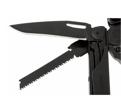 Мультитул Leatherman Surge Black, нейлоновый чехол, 21 функция (831334) цвет чёрный | Multitool-Leatherman.Ru