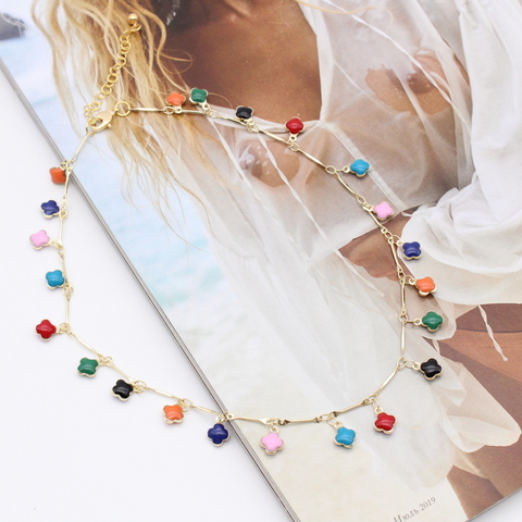 Чокер Katya Dzhon Quatrefoil (золото)