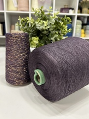 100% Лен Millefili LINO 2600 черничный