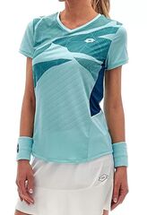 Женская теннисная футболка Lotto Tech W I - D2 T-Shirt - blue