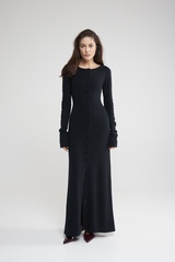 Платье «Old Money» с пуговицами