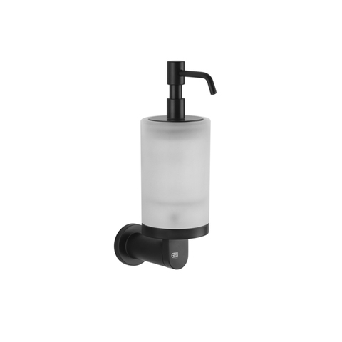 Gessi 38815#299 Gessi Emporio accessories Дозатор для жидкого мыла настенный, сатинированное стекло, цвет: Black XL