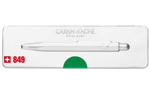 Ручка шариковая Caran d'Ache 849 Office Pop Line Metallic Green (849.712)