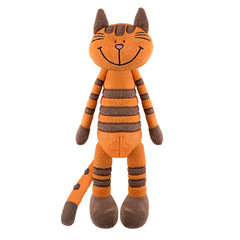 Мягкая игрушка Maxitoys, рыжий кот Полосатик, 33 см