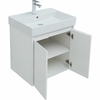 Aquanet 302523 Тумба с раковиной Nova Lite 60 2 дв. цв. бел. глянец (302523)