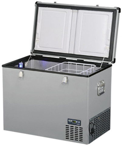 Компрессорный автохолодильник Indel B TB 100 Steel (100л)