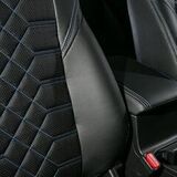 Авточехлы "КОБРА". Индивидуальный пошив для Pontiac Vibe. Экокожа. Алькантара.