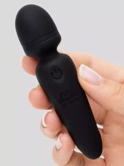 Черный мини-wand Sensation Rechargeable Mini Wand Vibrator - 10,1 см. - 