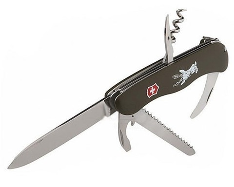 Нож складной Victorinox Hunter, 111 mm, Green (0.8873.4)