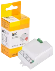 Датчик движения ДД-МВ 401 белый, 500Вт, 360 гр.,8М,IP20,IEK LDD11-401MB-500-001