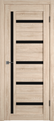 Дверь Atum 18 / Sand Vellum / Black Gloss / Владимирские двери