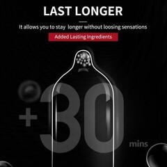 Ультратонкие презервативы с эффектом продления DryWell 0,03 мм., латекс, 12 шт.