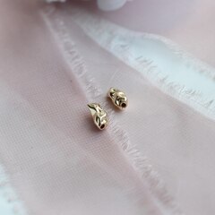 Бусина спейсер 4*9,28 мм, позолота, П593