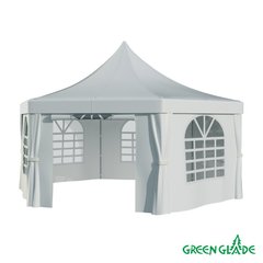 Садовый тент шатер Green Glade 1053 (6 граней)  (Комплект из 2-х коробок)