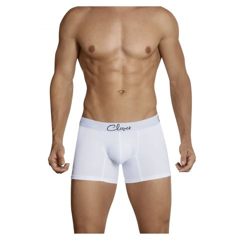 Мужские трусы боксеры белые Clever Neron Boxer 242001