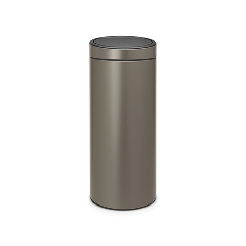 Мусорный бак Touch Bin new 30л Brabantia Платиновый