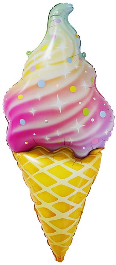 К Фигура, Искрящееся мороженое, Градиент, 47''/119 см, 1 шт.