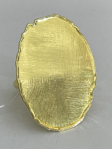 Sole (кольцо из серебра с позолотой)