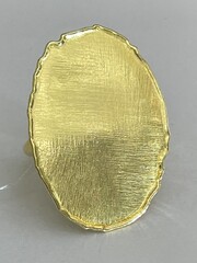 Sole (кольцо из серебра с позолотой)