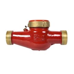 Счетчик воды до 120 градусов ВСКМ-25 Атлант муфтовый 260мм, Декаст (ПК Прибор)