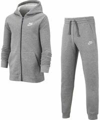 Детский теннисный костюм Nike Boys NSW Track Suit BF Core - carbon heather/dark grey/white